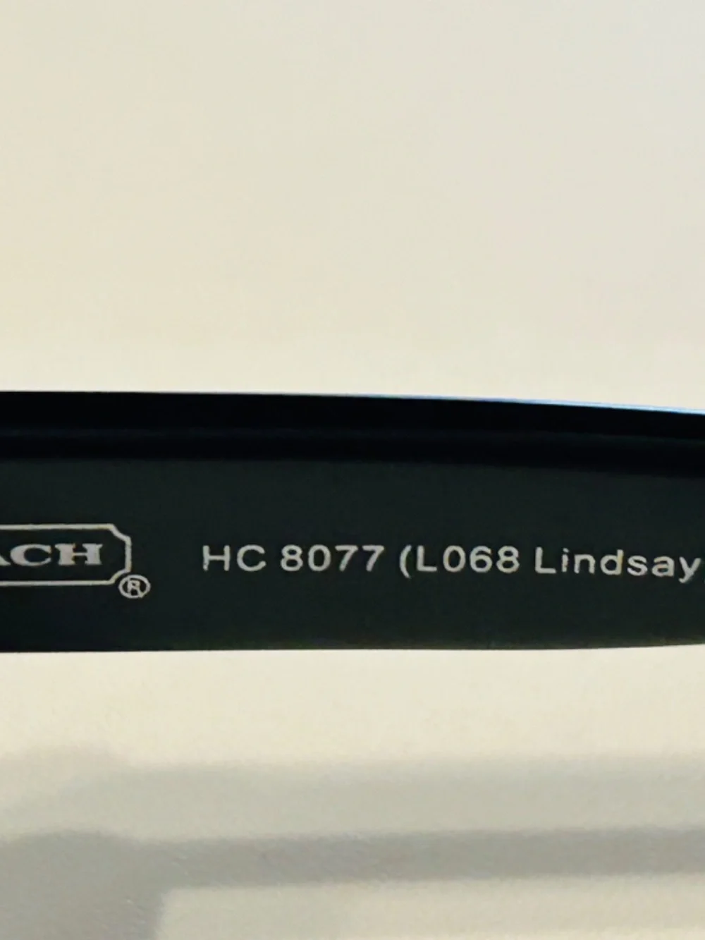 Coach Beige/Black Lindsey Sunglasses